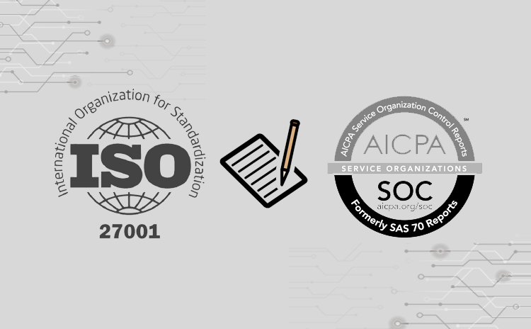 Comparison of ISO27001 and SOC2 Compliances