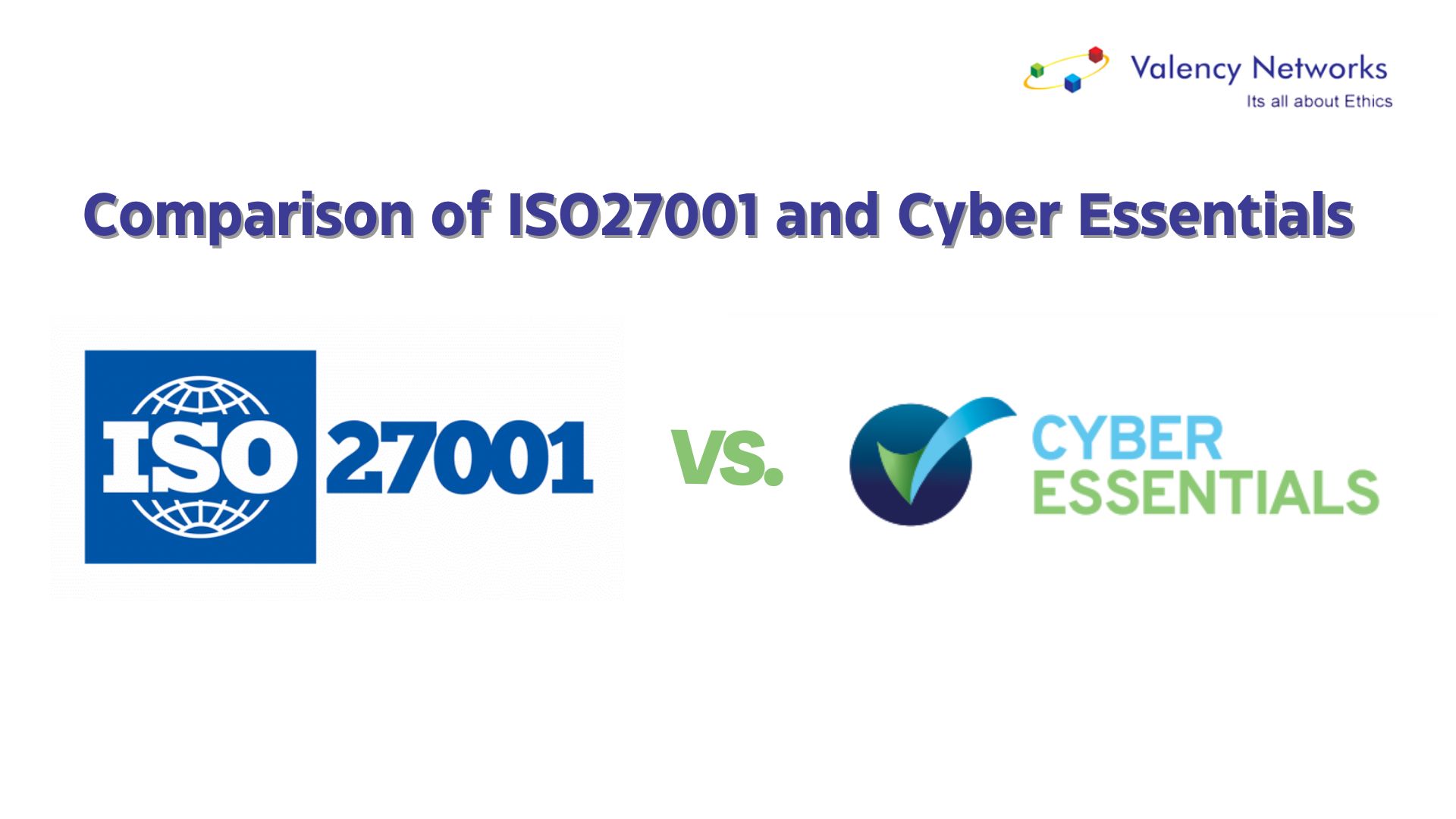 Comparison of ISO27001 and Cyber Essentials