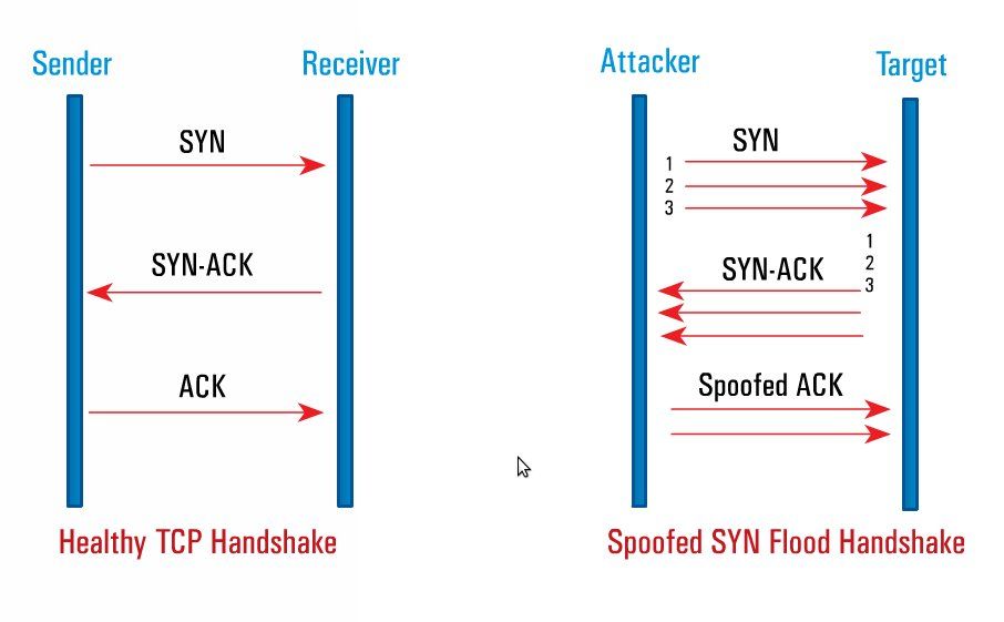 Denial Of Service Protection Security , Network layer DoS attacks